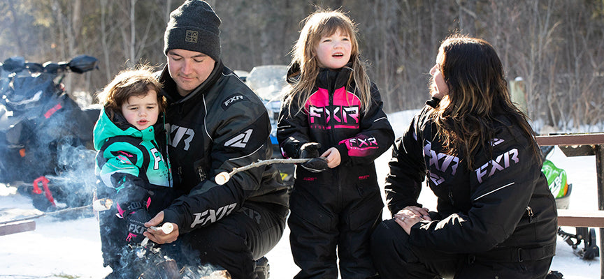 FXR スノーモービルジャケット Sサイズ ブラック/サンドカラー FXR Snowmobile Monosuits - One Piece Suits for All Riders