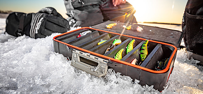 Ice Fishing Tackle Boxes Clam, Trophy Angler, More – Up North