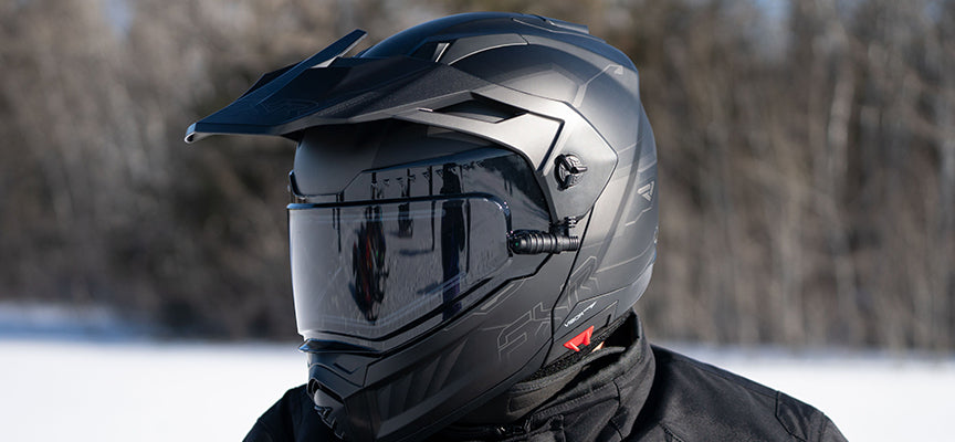 Snowmobile Helmets Full Face, Modular Electric Shields Up