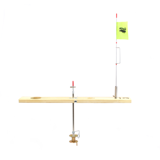 Clam Lunker Deluxe Wood Tip Up