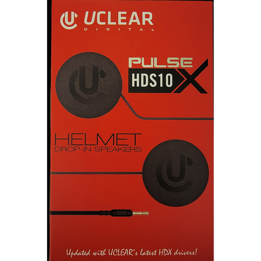 UCLEAR HDS10X Helmet Speakers 40MM Diameter 3.5MM Jack