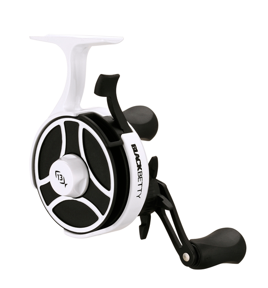 13 Fishing Black Betty Freefall Ghost Reel w/ Line Window - Left Hand