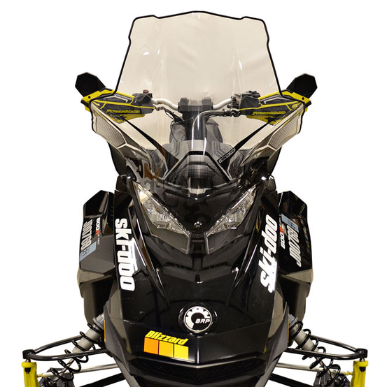 Powermadd Cobra Ski-Doo Gen4, Tall (22"), Clear w/black graphics Windhshield - 13640