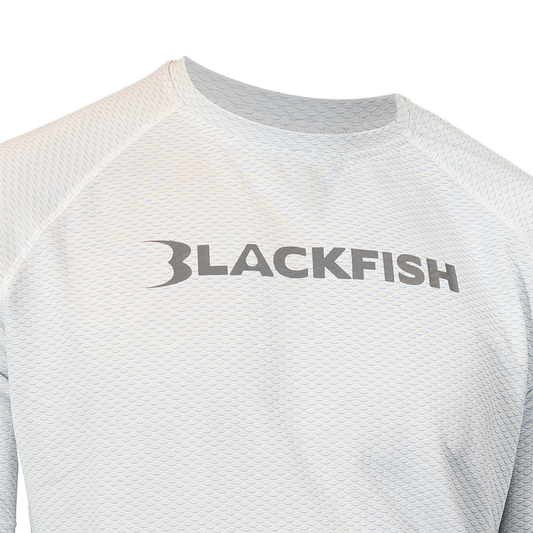 BlackFish CoolCharge UPF Angler Short Sleeve - White