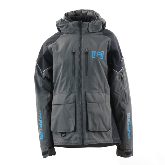 Ice Armor Women's Rise Float Parka - Black / Grey / Teal