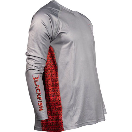 BlackFish Guide UPF Long Sleeve - Red Digital