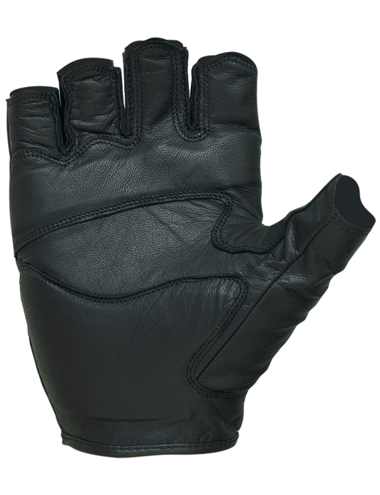 CASTLE GEL FINGERLESS GLOVES Back