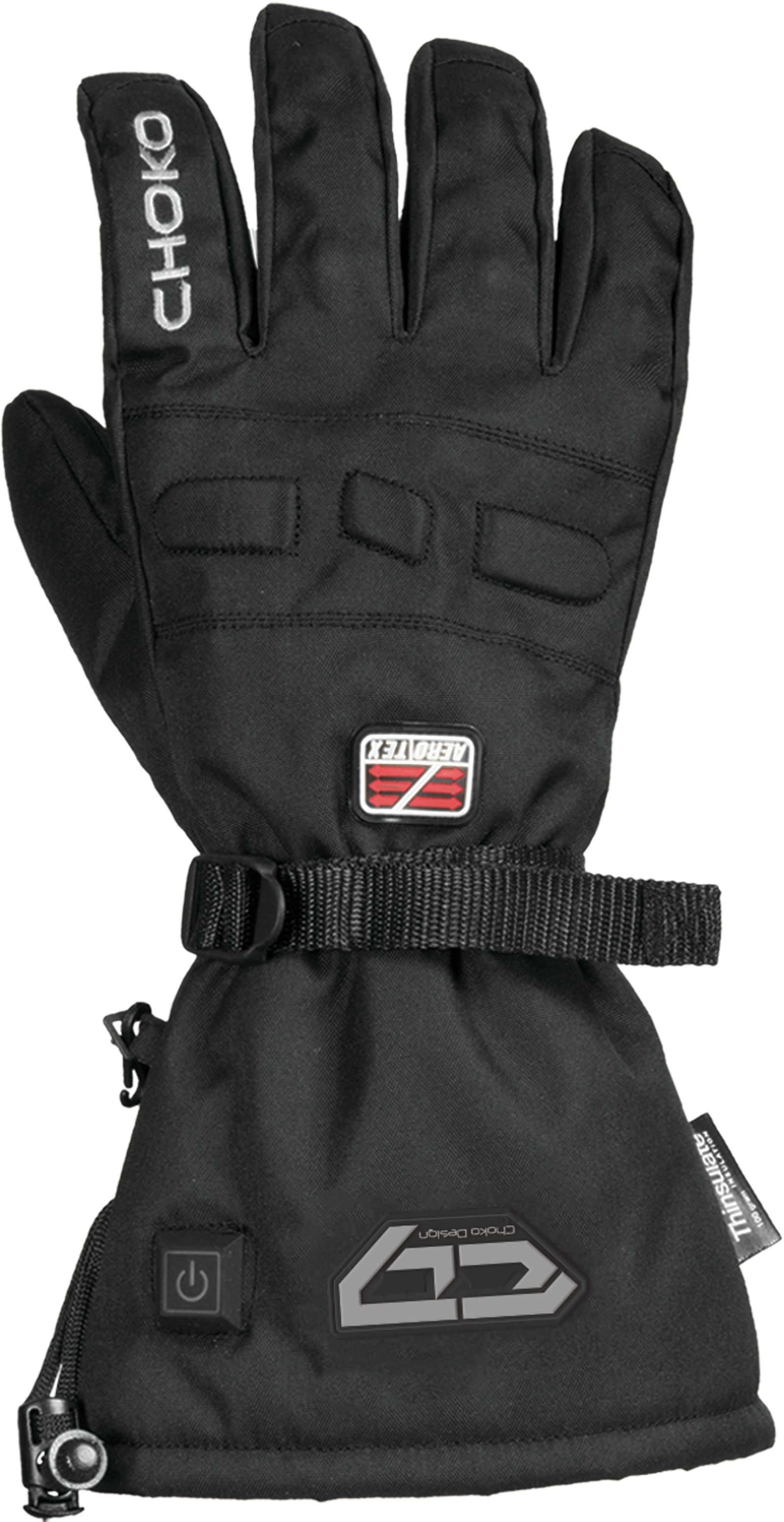 Choko Battery Heated Cordura Snowmobile Gloves – Up North Sports