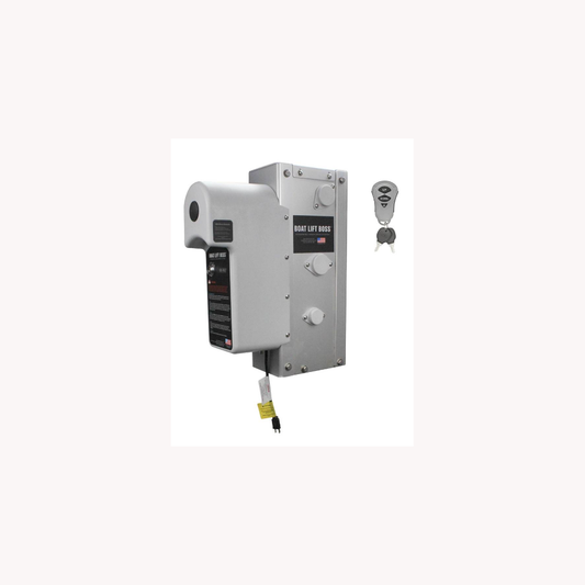 Extreme Max 3006.4577 Boat Lift Boss Integrated Winch with Remote Control Key Fob - 120V 5000 lbs