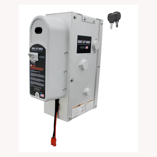 Extreme Max 3006.4656 Key Turn Boat Lift Boss Integrated Winch - 12/24V 7500 lbs