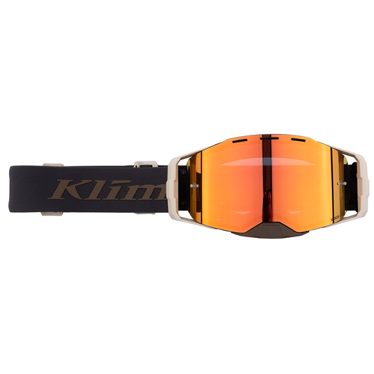 Klim Edge Off-Road Goggle Asphalt Teak W/ Smoke Bronze Mirror Lens