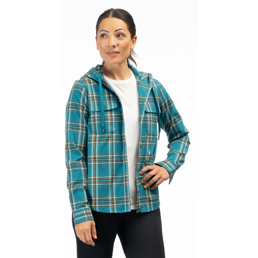 Klim Women's Ginny Mountain Midweight Stretch Flannel Hoodie