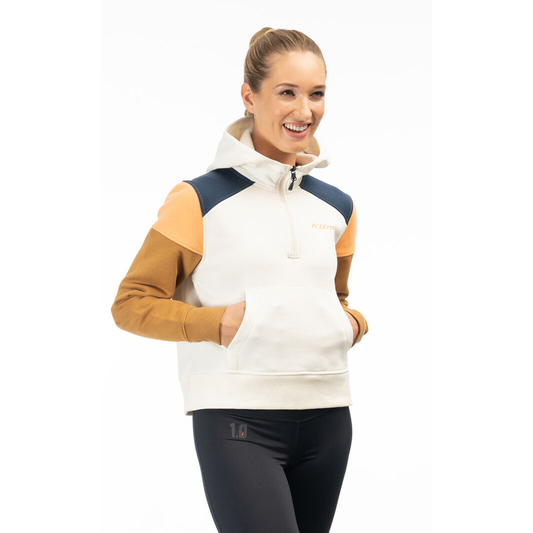 Klim Women's Huntley Pullover 1/4 Zip Crop Hoodie