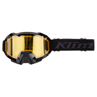 Klim Viper Snow Goggle Emblem Black With Asphalt Yellow Tint Lens