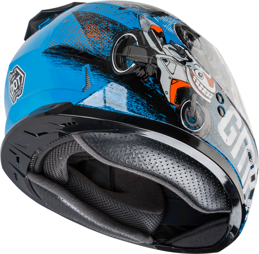 GMAX Youth GM-49Y BEASTS SNOW HELMET w/DUAL LENS SHIELD