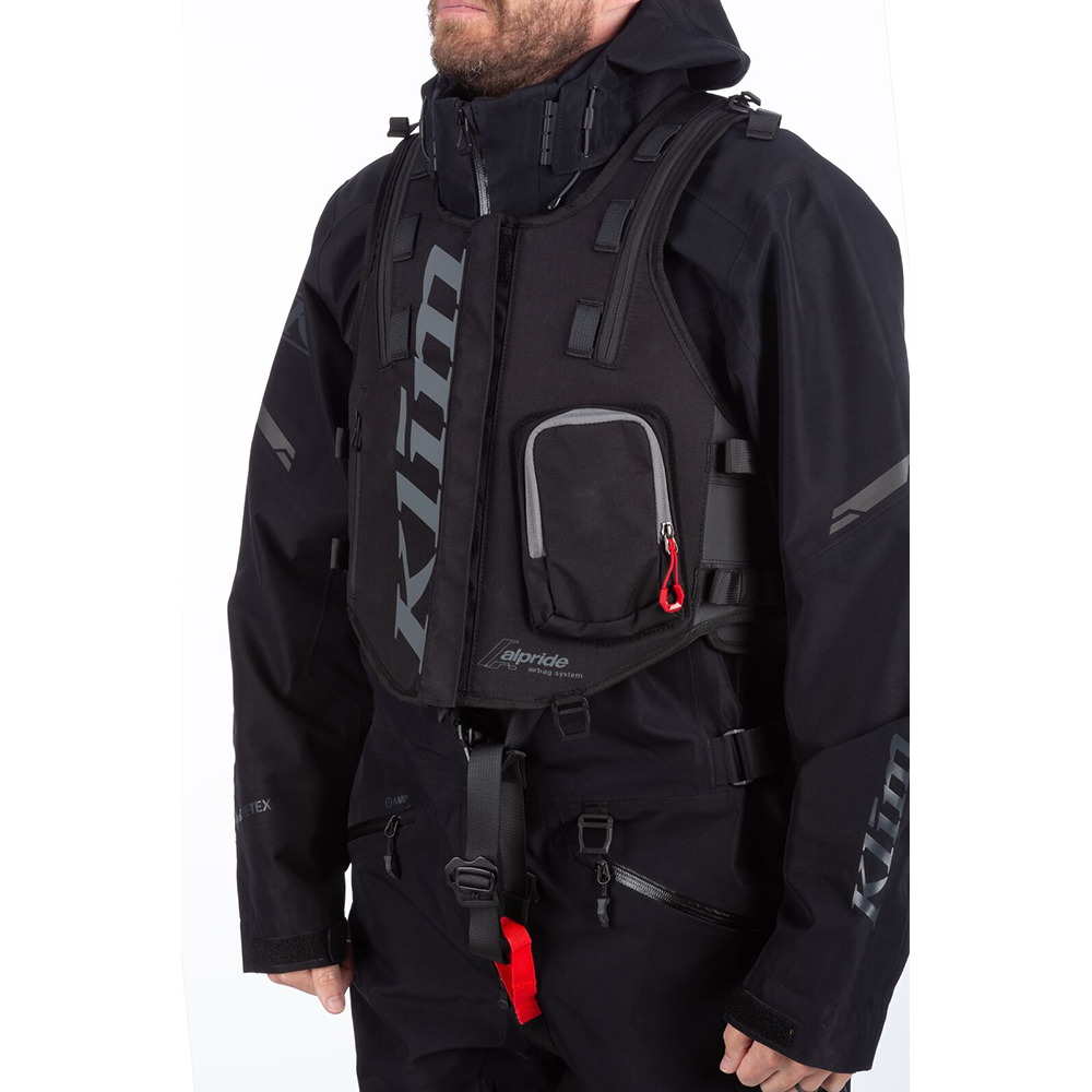 Klim Atlas 14 Avalanche Airbag Vest - Black/Castlerock