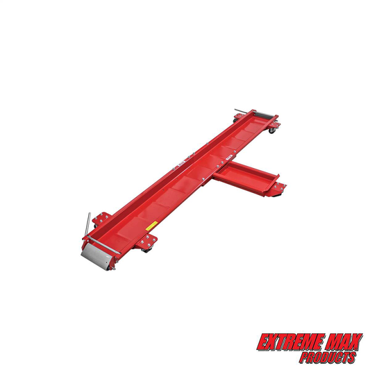 Extreme Max 5001.5111 Rear Wheel Motorcycle Dolly with Kickstand Tray Image 1