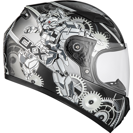 CKX RR519Y Child MECANIC Full Face Snowmobile Helmet
