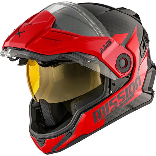 CKX Mission AMS Carbon Alaska Helmet With Electric Dual Lens Shield