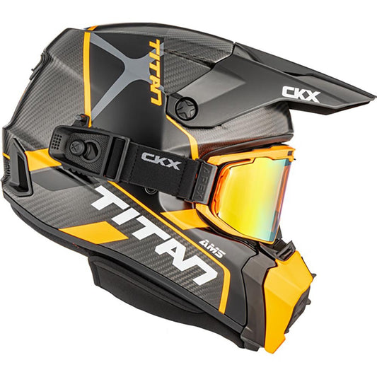 CKX Titan AMS Carbon Conrod Helmet With Apex Goggle