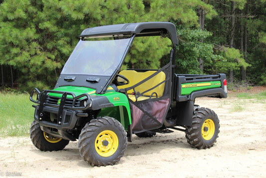 Seizik Windshield Versa-Vent (Uncoated Poly & ABS) - John Deere Gator XUV/HPX - 25030