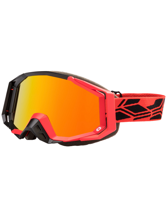 Castle X Trace G1 Snow Goggle Matte Red-Black/Mirror Red Lens