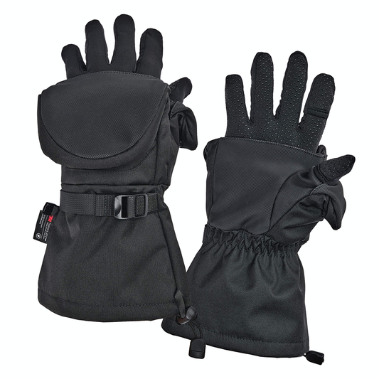 Striker Ice Climate Crossover Flip Mitt Black