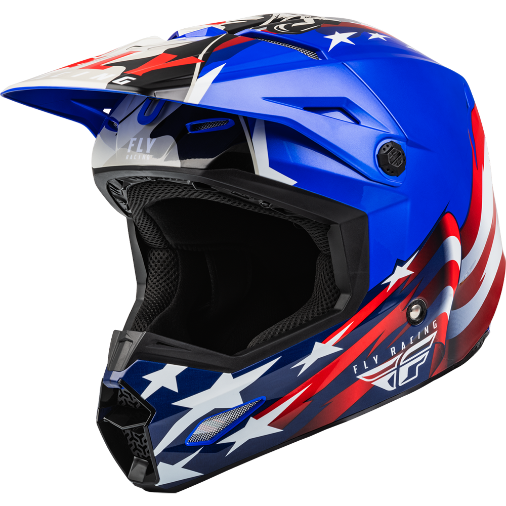 fly paradigm motorcycle helmet Fly Racing Kinetic Patriot Helmet – Up North Sports