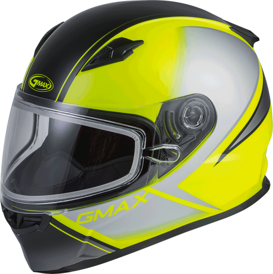 GMAX Youth GM-49Y Hail Matte Snowmobile Helmet with Dual Lens Shield
