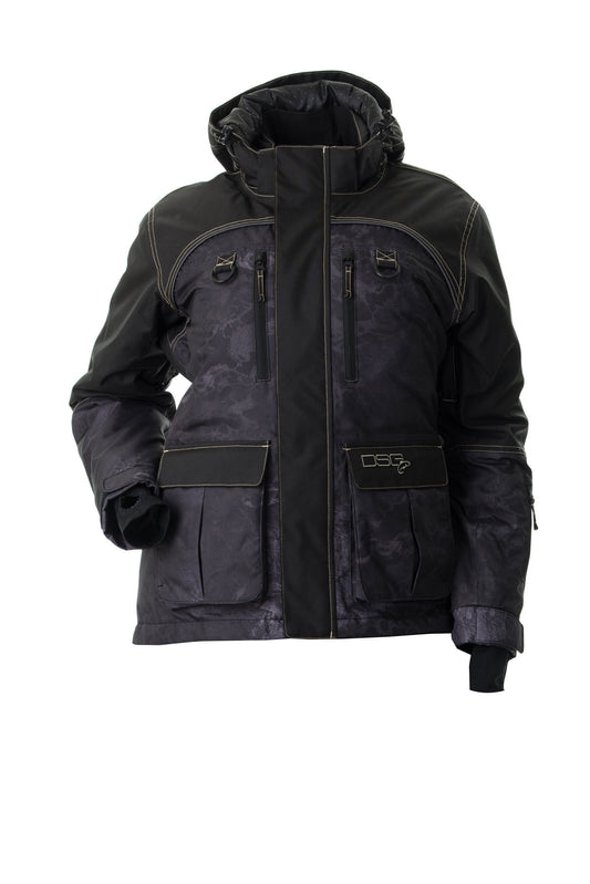 DSG Women's Arctic Appeal 2.0 Ice Jacket -Black Realtree Wave Front
