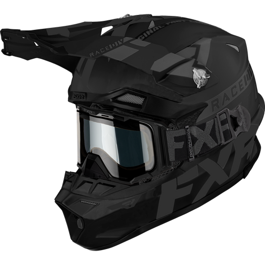 FXR Blade Cold Stop QRS Helmet w/ Maverick Goggle