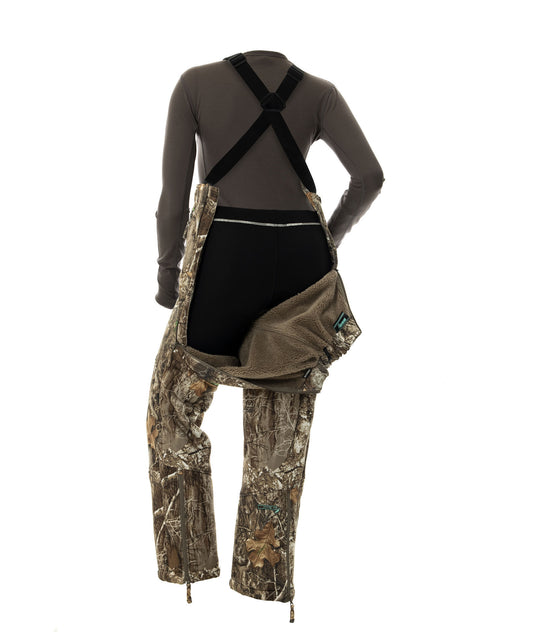 DSG Women's Breanna 2.0 Drop Seat Fleece Bib - Realtree Edge Drop-Seat