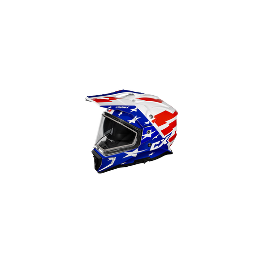 Castle X CX200 Dual Sport Liberty Helmet w/Dual Lens Shield