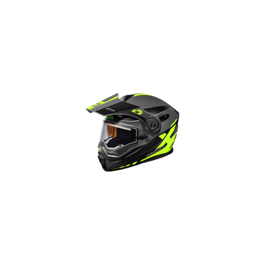 Castle X CX950 Diverge Modular Dual-Sport Helmet w/ Electric Shield Matte Hi Vis- Gray