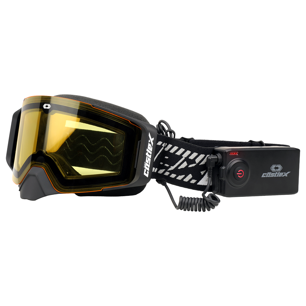 heated goggles snowmobile Castle X Coil Heated Goggle Anti Fog Snowmobile