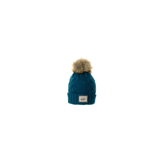 DSG WOMEN'S CHUNKY KNIT POM BEANIE