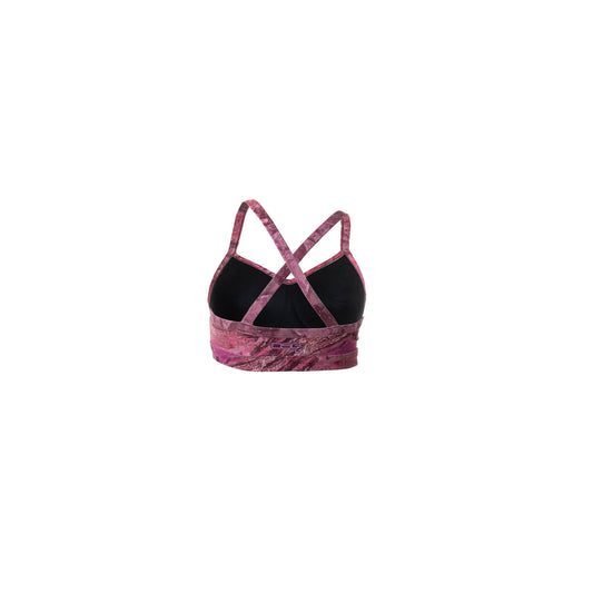 DSG Women's UPF Sports Bra - Cranberry Realtree® Aspect Camo