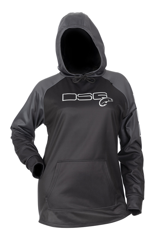 DSG Women's Starr Technical UPF Hoodie - Dark Charcoal/Slate