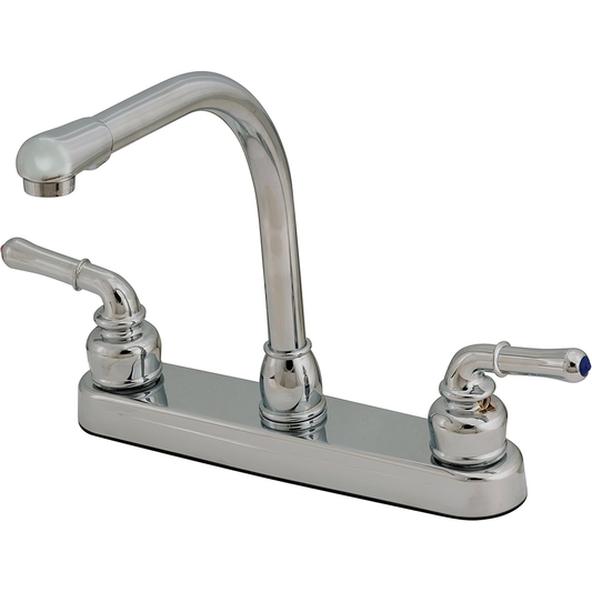 Empire Brass Company 8" Gooseneck Spout Deck Faucet - Chrome - U-YCH800RS