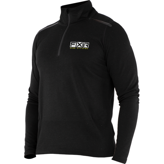 FXR Endeavor Merino 1/4 Zip Black