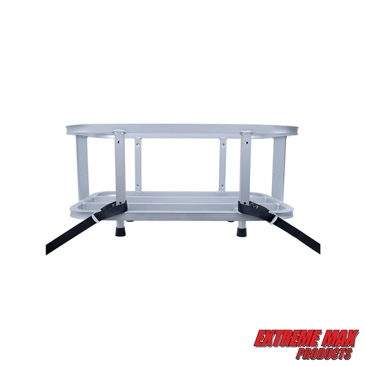 Extreme Max BoatTector Aluminum PWC Cargo Rack/Cooler Holder (Welded) - Compatible with RotoPax Fuel Can Mounts - 3005.4309 PWCCargoRackCooler2