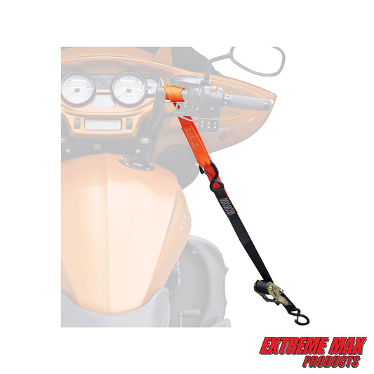 Extreme Max Utility Ratchet Tie-Down Strap - 1.5", 2000 lbs., Pack of 2 - 5900.1145 RatchetTieDown150Inch-1