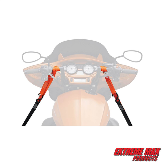 Extreme Max Utility Ratchet Tie-Down Strap - 1.5", 2000 lbs., Pack of 2 - 5900.1145 RatchetTieDown150Inch-2