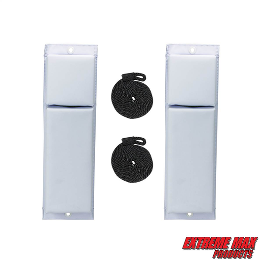 Extreme Max BoatTector Contour Fender Value 2-Pack - 24", White - 3006.7228