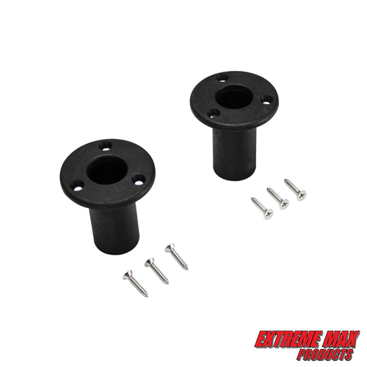 Extreme Max Mounting Cups for Folding 4-Step Pontoon Ladder - Pair - 3005.4092 CollapsibleLadderMountCups1