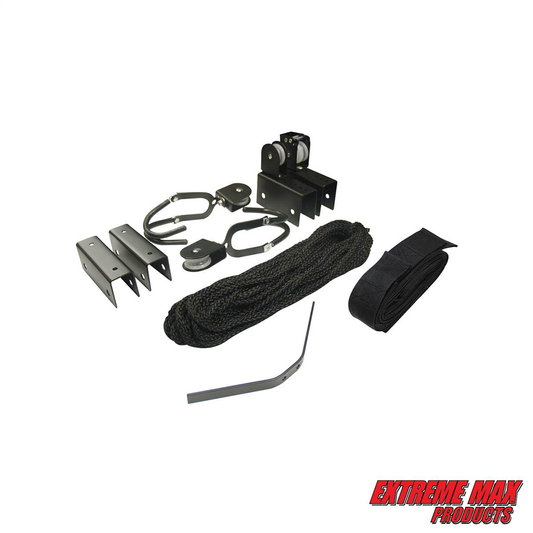 Extreme Max Kayak/Canoe/Bike/Ladder Hoist & Lift for Storage in Shop or Garage - 120 lb. Capacity - 3004.0204 KayakHoist2