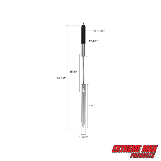 Extreme Max Self-Hammering Beach Spike Anchor for PWCs and Boats smallspike2