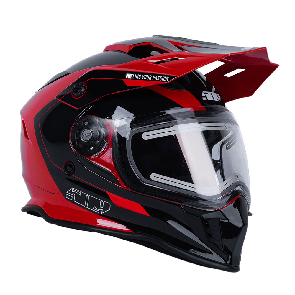 509 Delta R3L Ignite Helmet - Racing Red (Matte) – Up North Sports