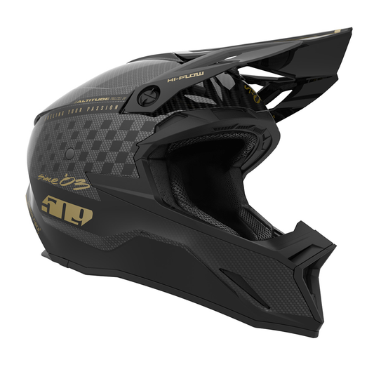509 Altitude 2.0 Carbon Fiber Offroad Helmet - Speedsta Black Gold
