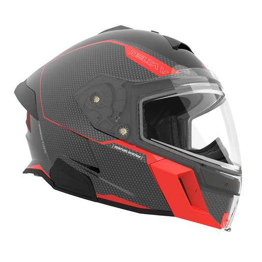 509 Delta V Carbon Commander Helmet - Racing Red (Gloss) Racing Red (Gloss)